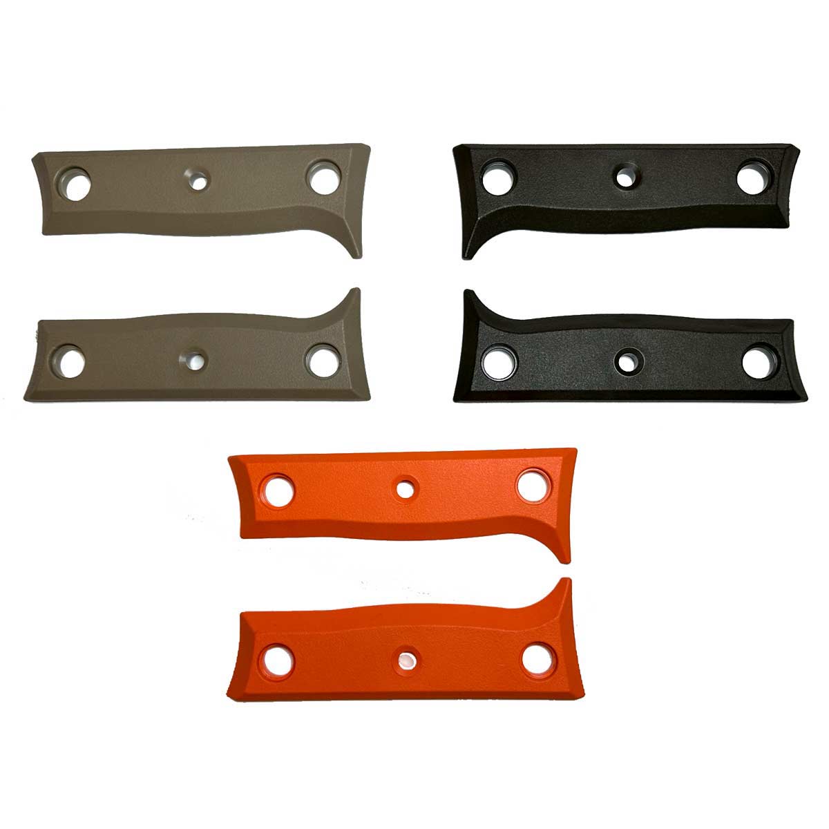 Messer K1/K2 – Griffschalen-Set, sand/oliv/orange