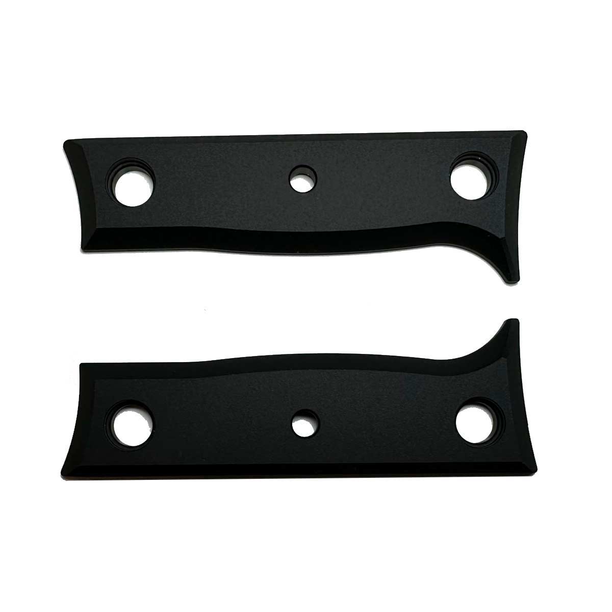 Messer K1/K2 – Alu-Griffschalen, Eloxal schwarz