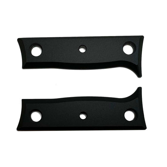 Messer K1/K2 – Alu-Griffschalen, Eloxal schwarz